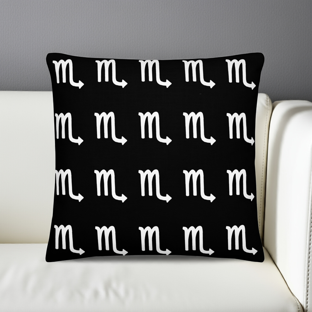 Scorpio Premium Pillow Black