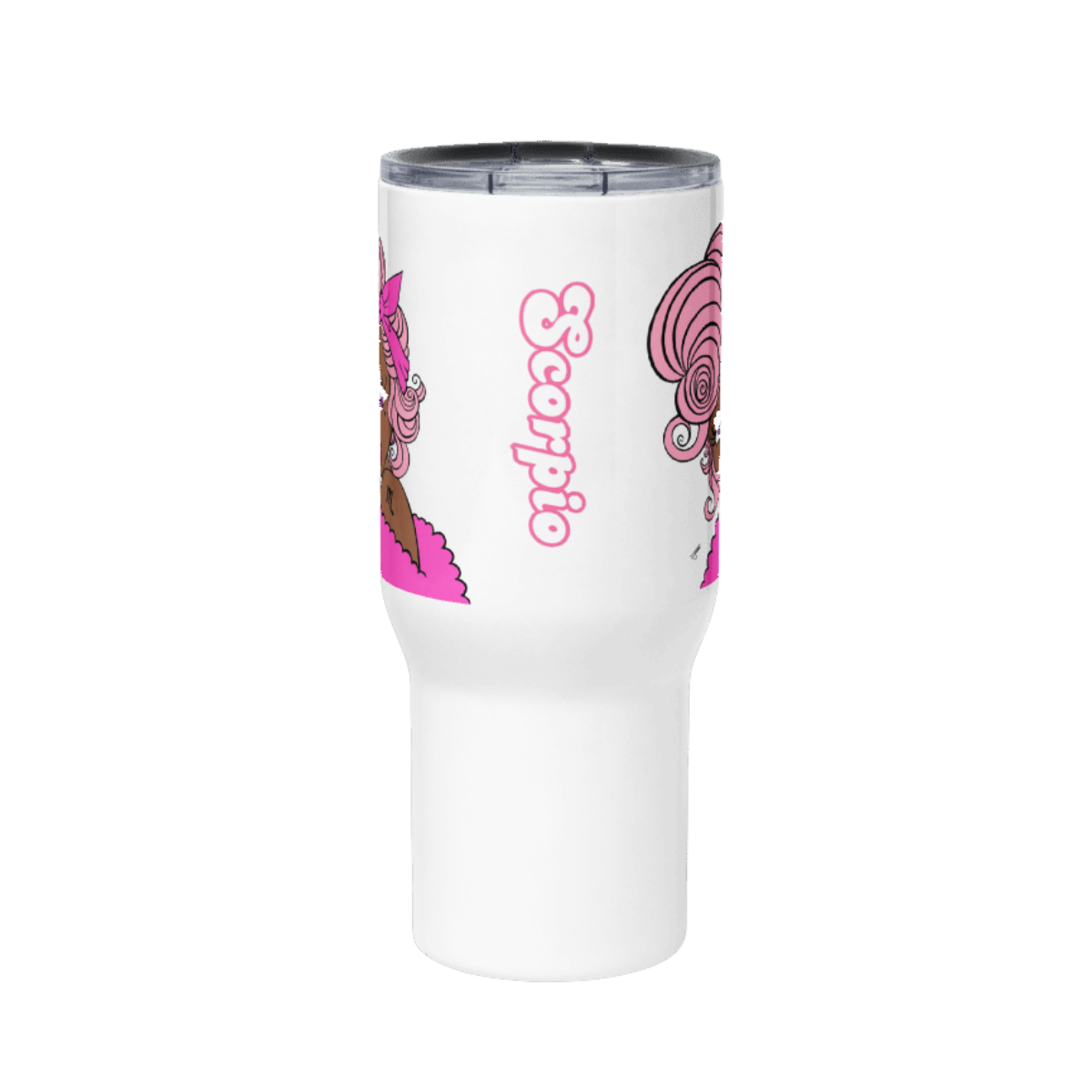 Miss Scorpio Pink Travel Mug