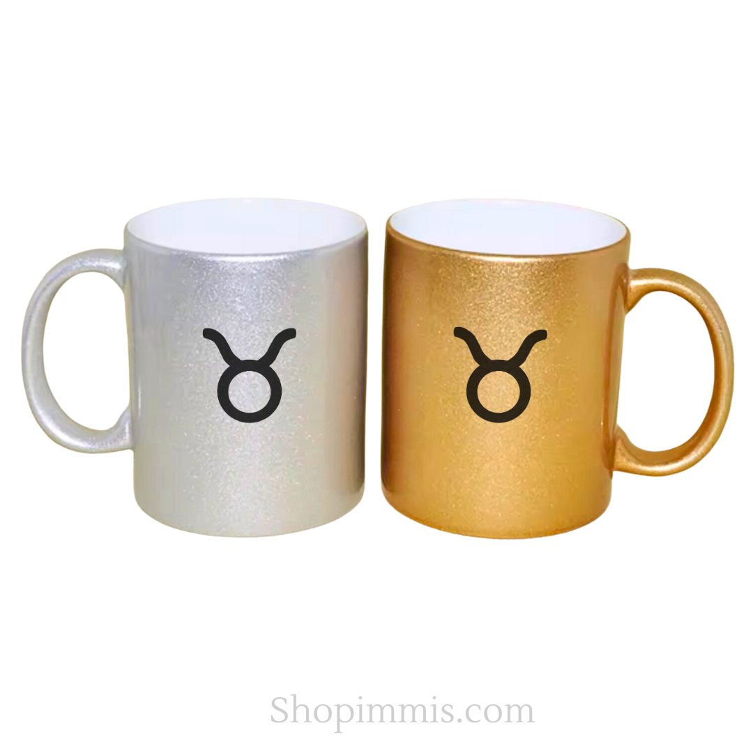 Taurus Mug Silver / Gold