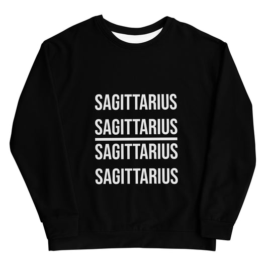 Sagittarius Sweatshirt Black