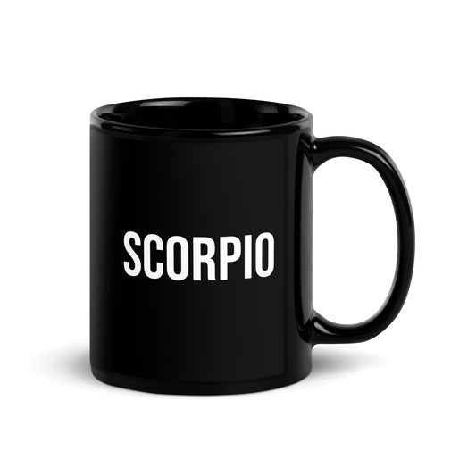 Scorpio Mug Black