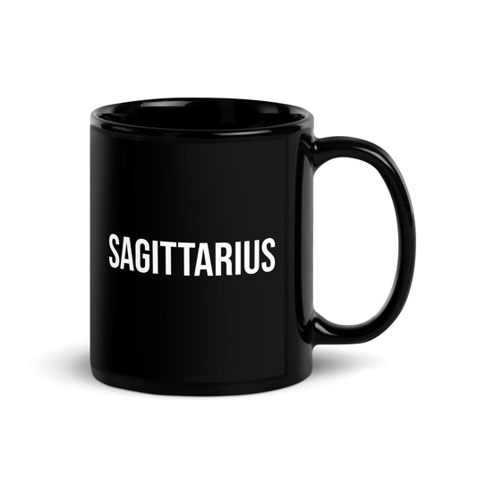 Sagittarius Mug Black