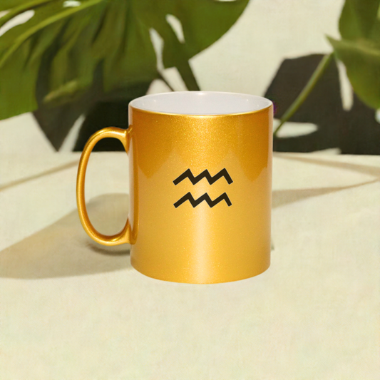 Aquarius Mug Silver / Gold
