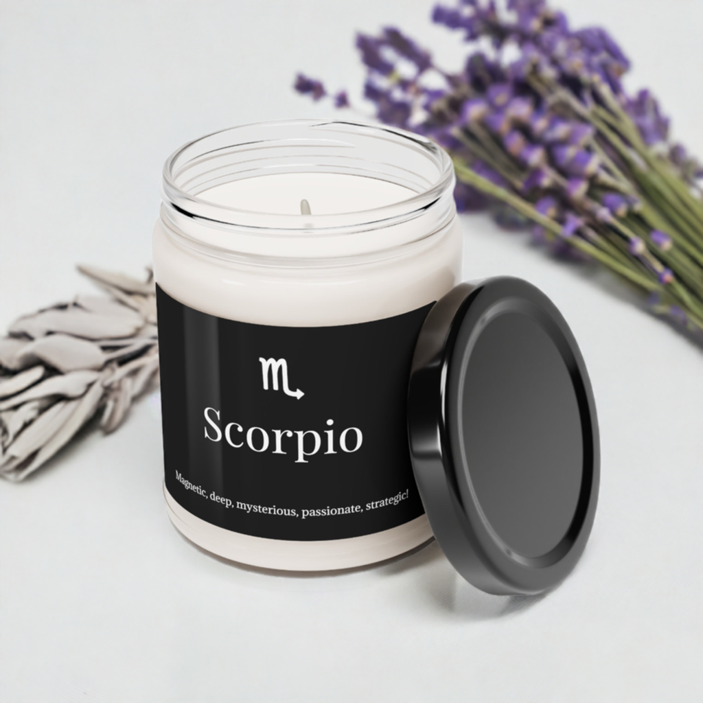 Scorpio Scented Soy Candle