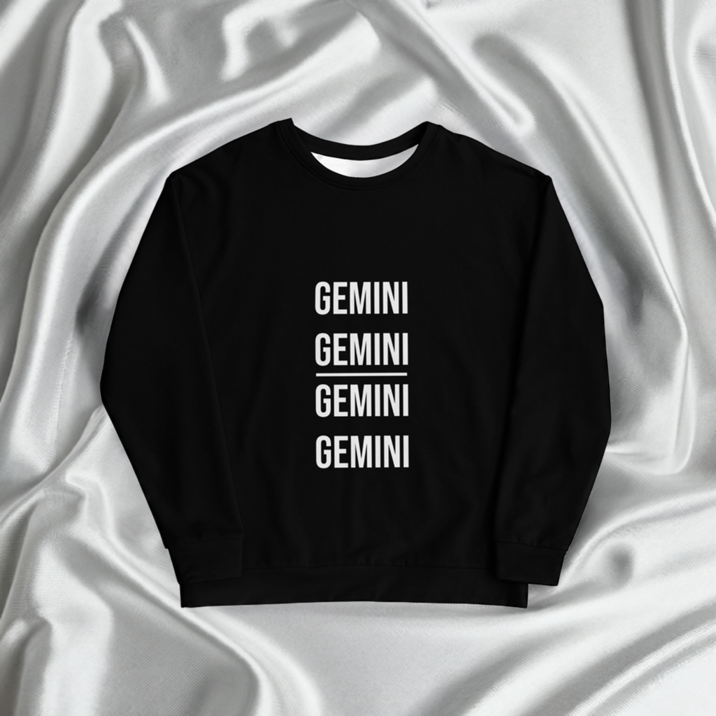 Gemini Sweatshirt Black