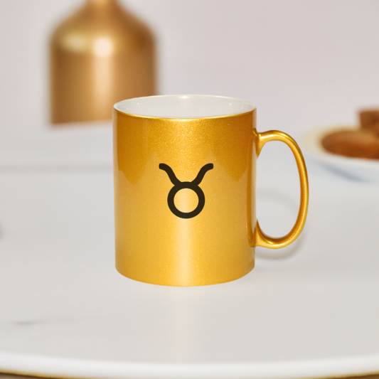 Taurus Mug Silver / Gold