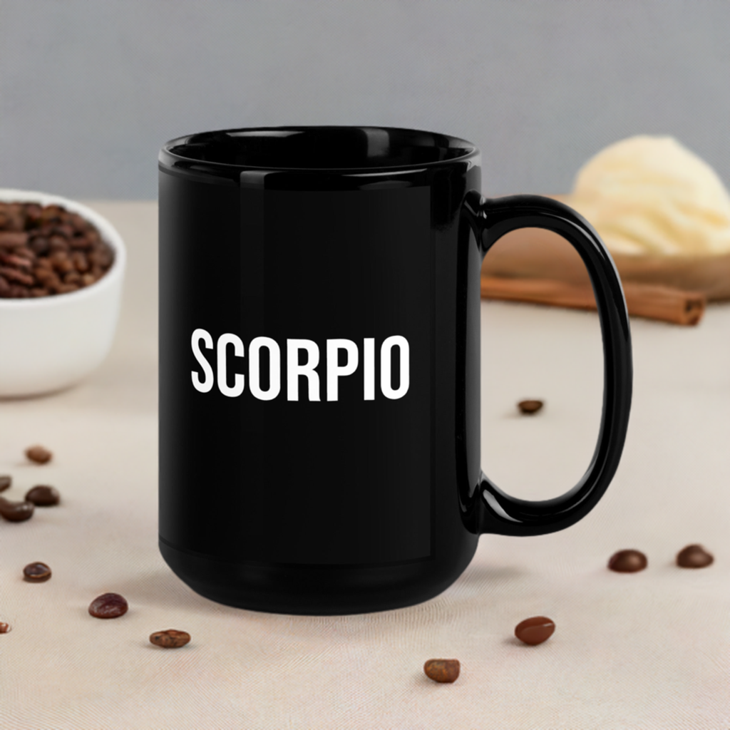 Scorpio Mug Black