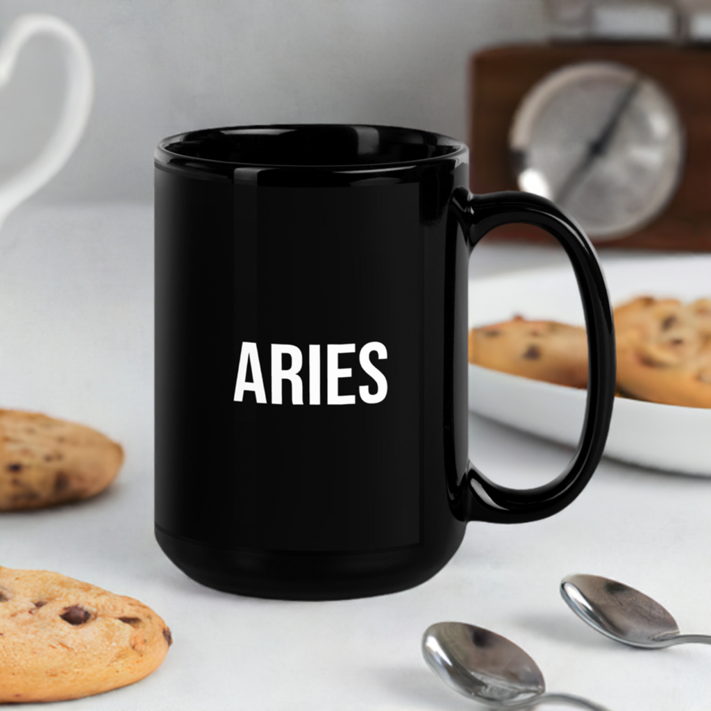 Aries Mug Black
