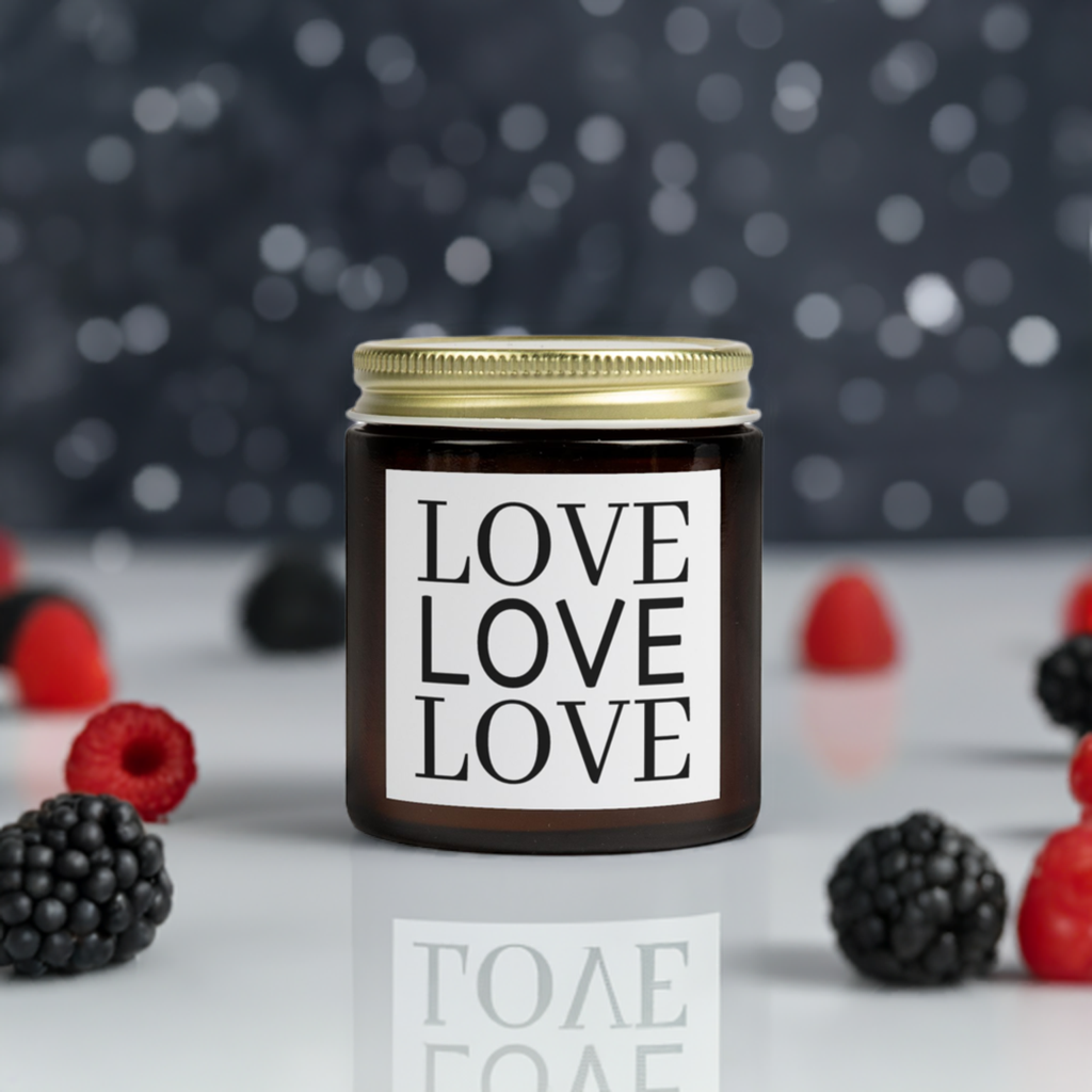 Love Love Love Candle