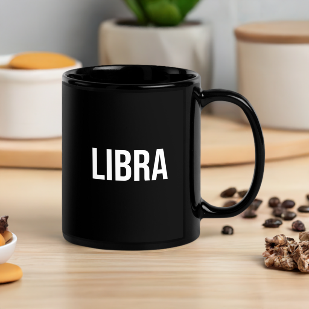 Libra Mug Black