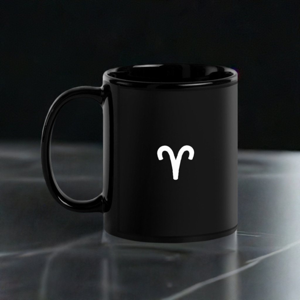 Aries Mug Black