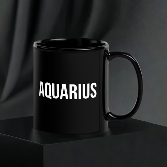 Aquarius Mug Black