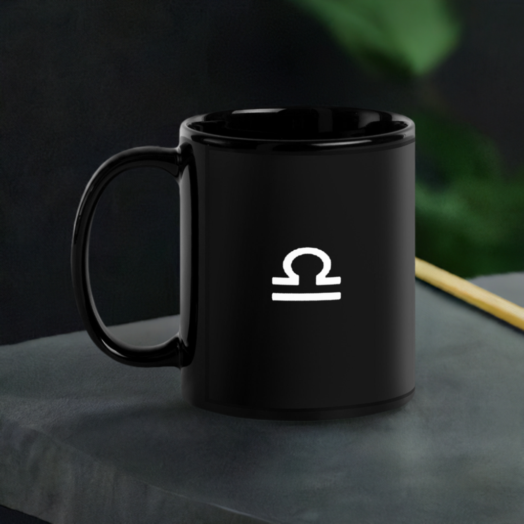 Libra Mug Black