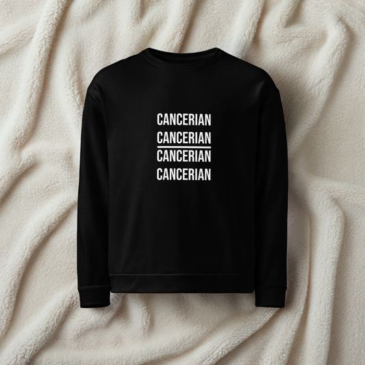 Cancerian Sweatshirt Black