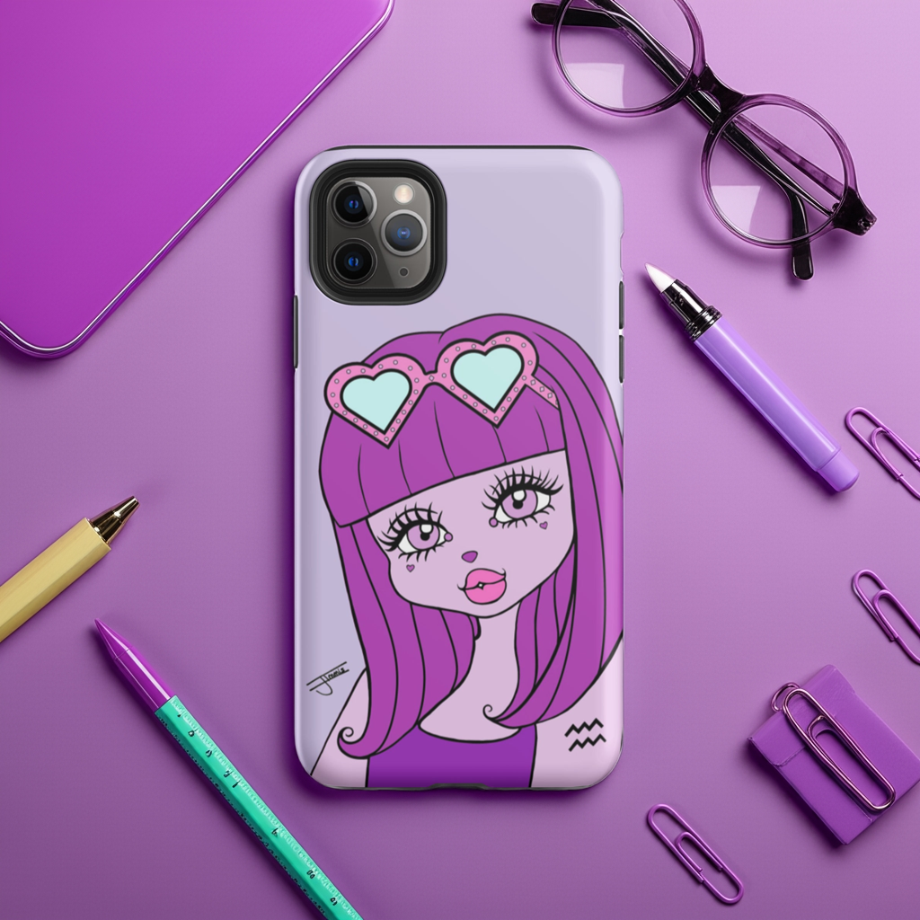 Miss Aquarius iPhone case