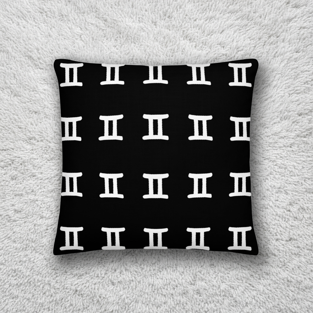 Gemini Premium Pillow Black