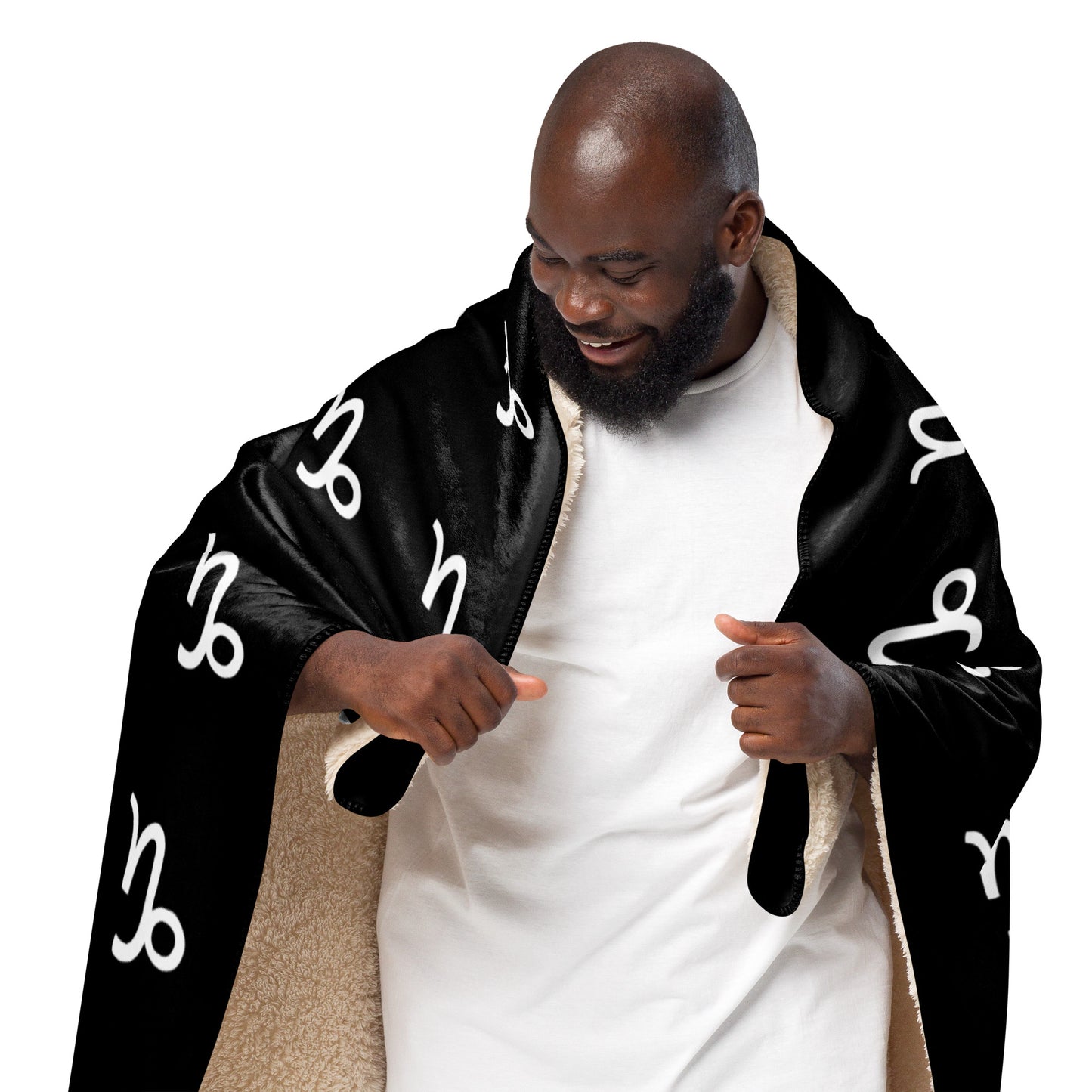 Capricorn Sherpa blanket Black