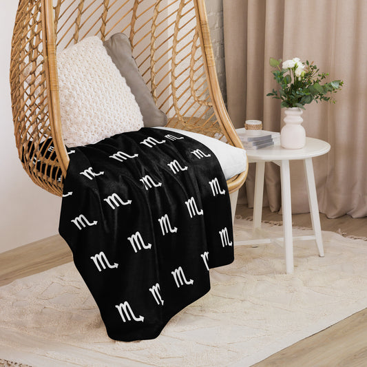 Scorpio Sherpa Blanket Black