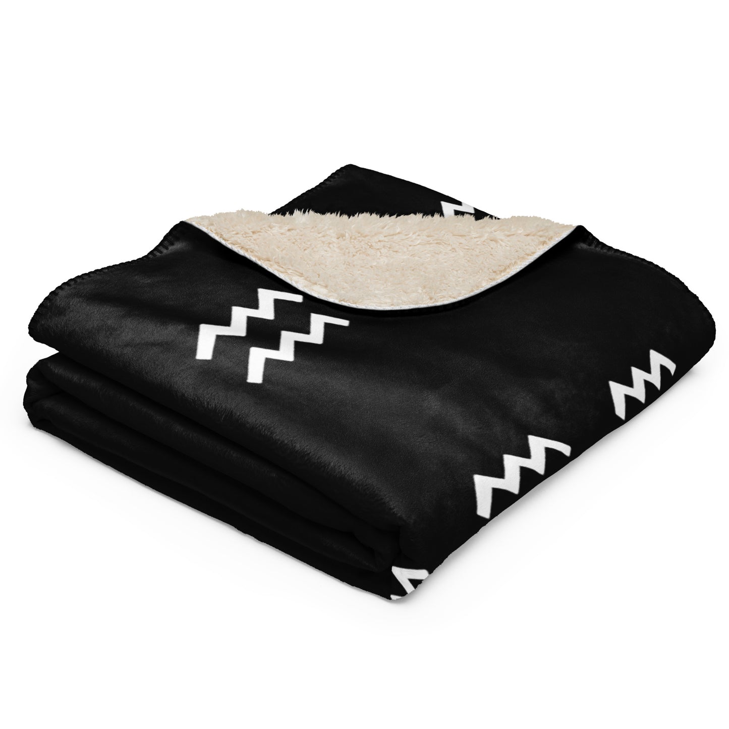 Aquarius Sherpa blanket Black