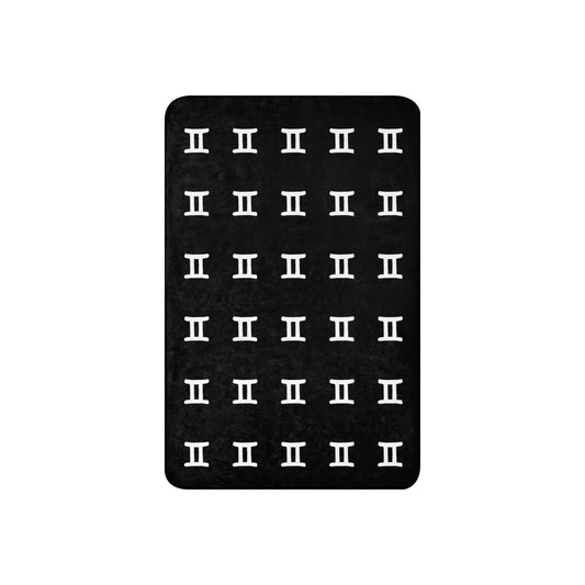 Gemini Sherpa blanket Black