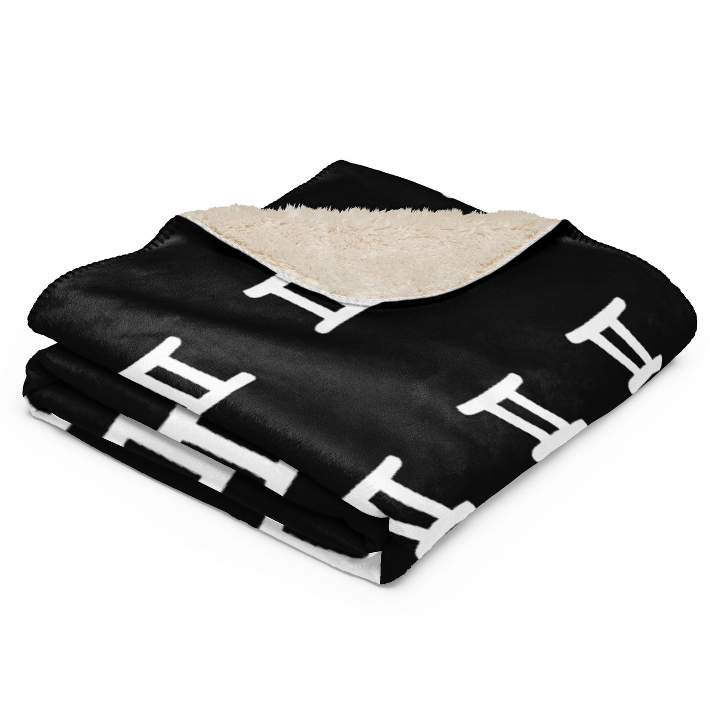 Gemini Sherpa blanket Black