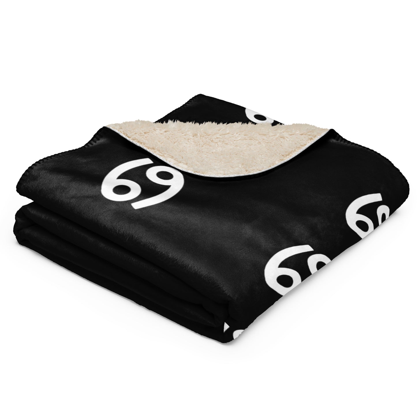 Cancerian Sherpa blanket Black