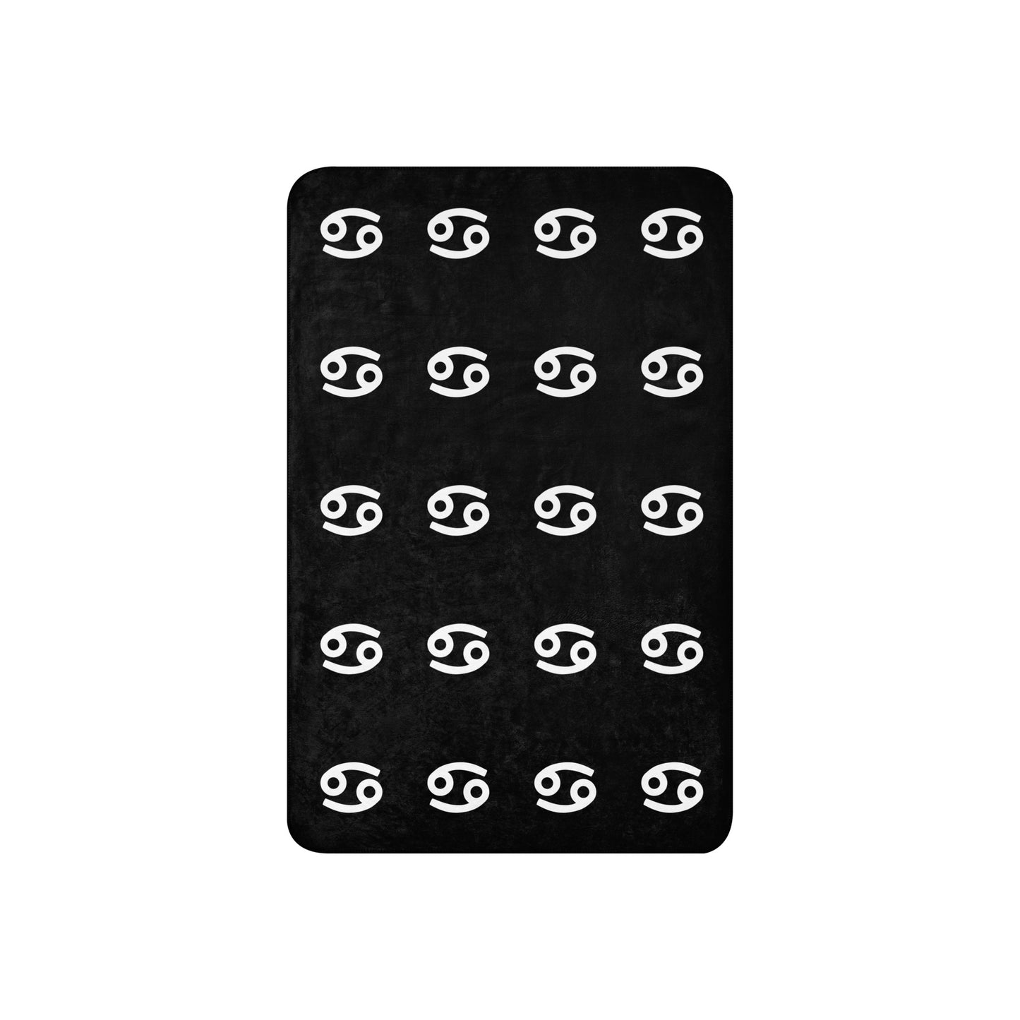 Cancerian Sherpa blanket Black
