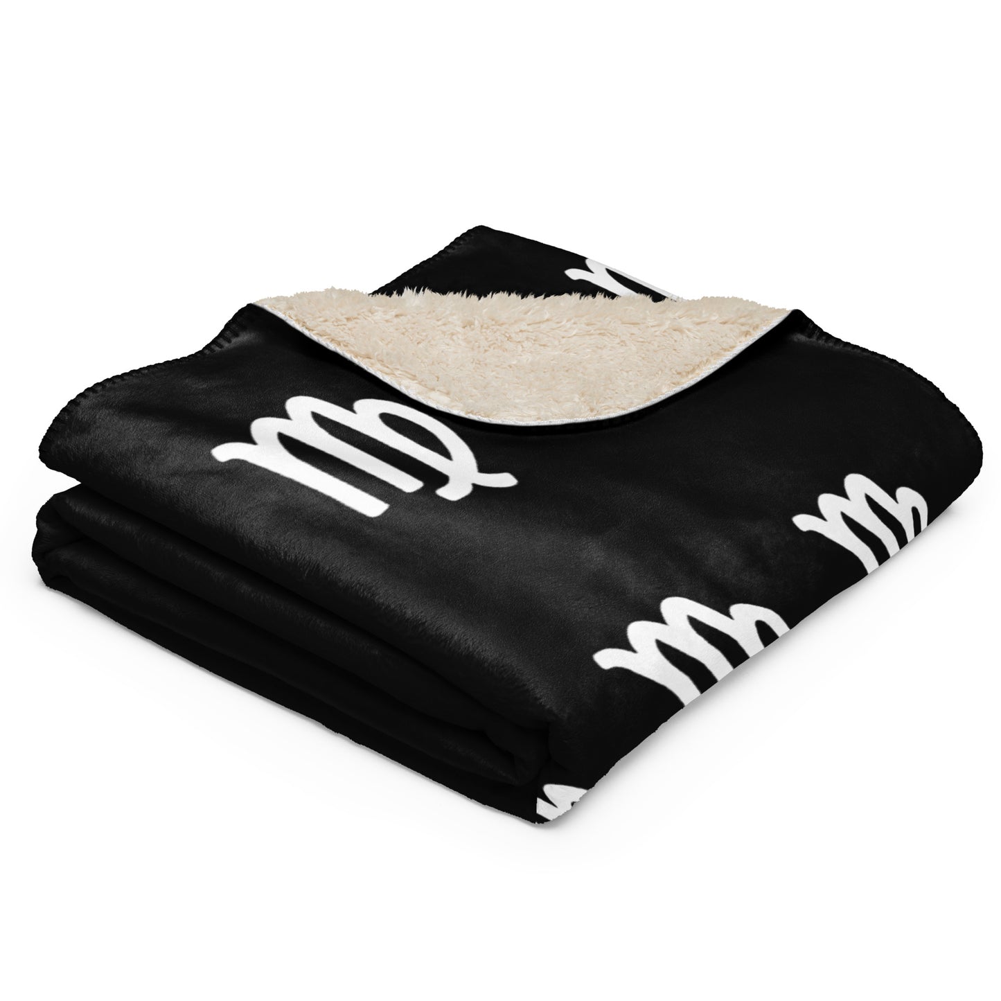 Virgo Sherpa blanket Black