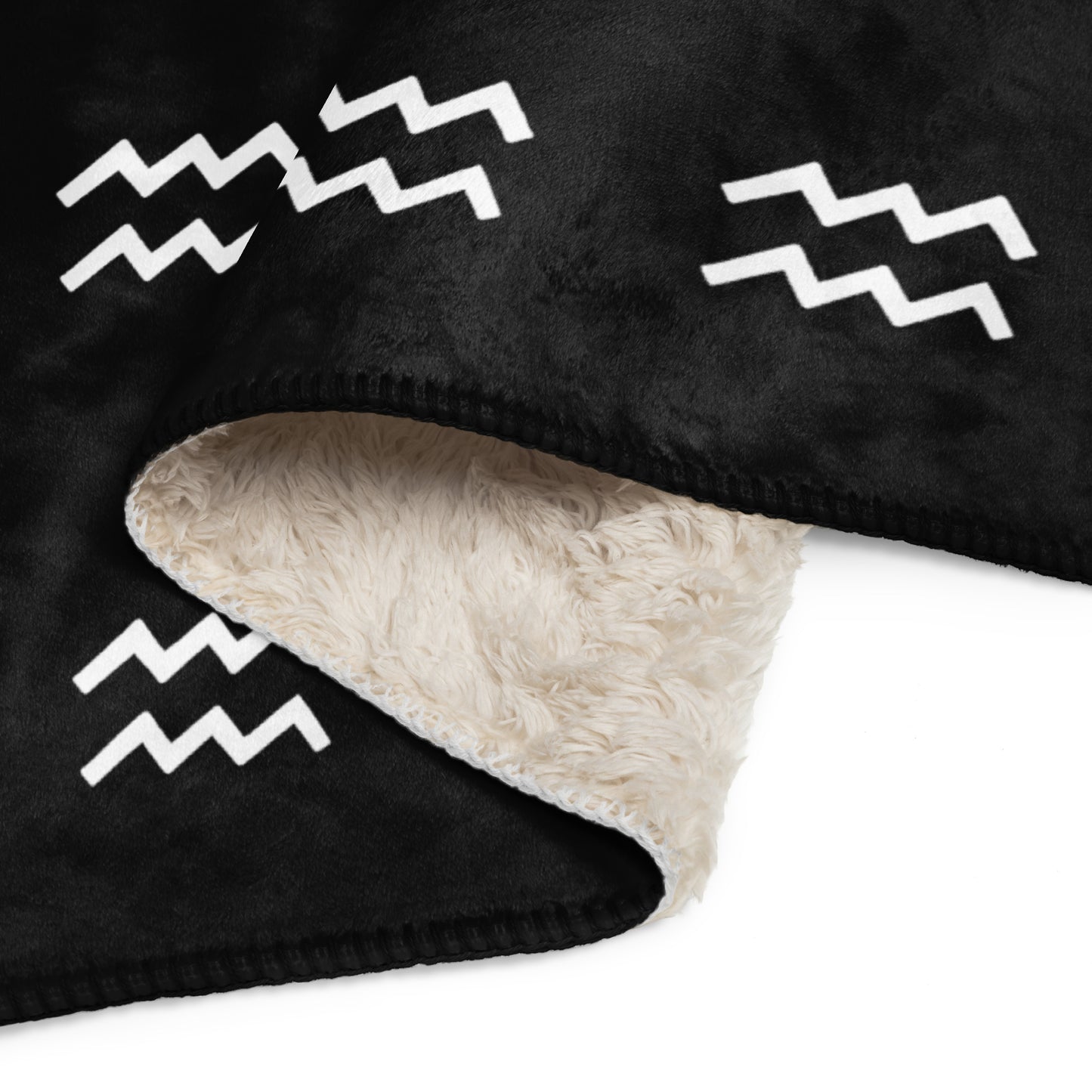 Aquarius Sherpa blanket Black