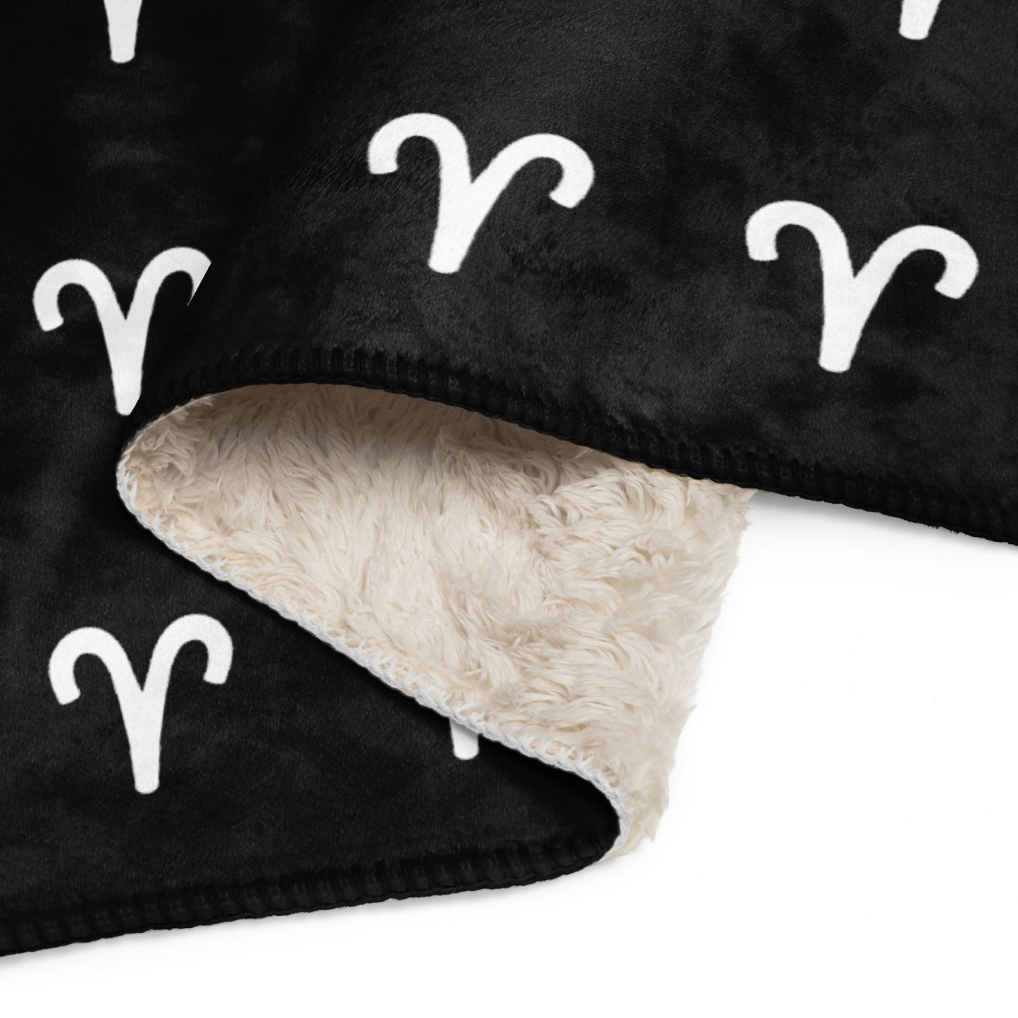 Aries Sherpa blanket Black