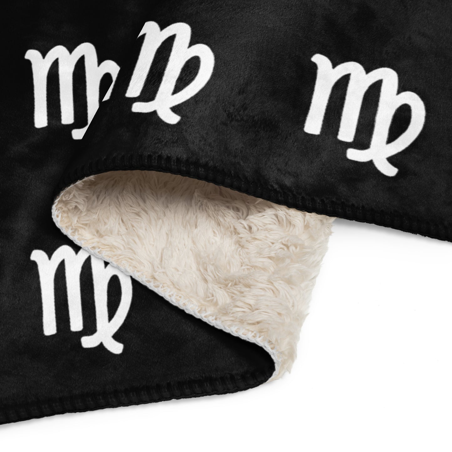 Virgo Sherpa blanket Black