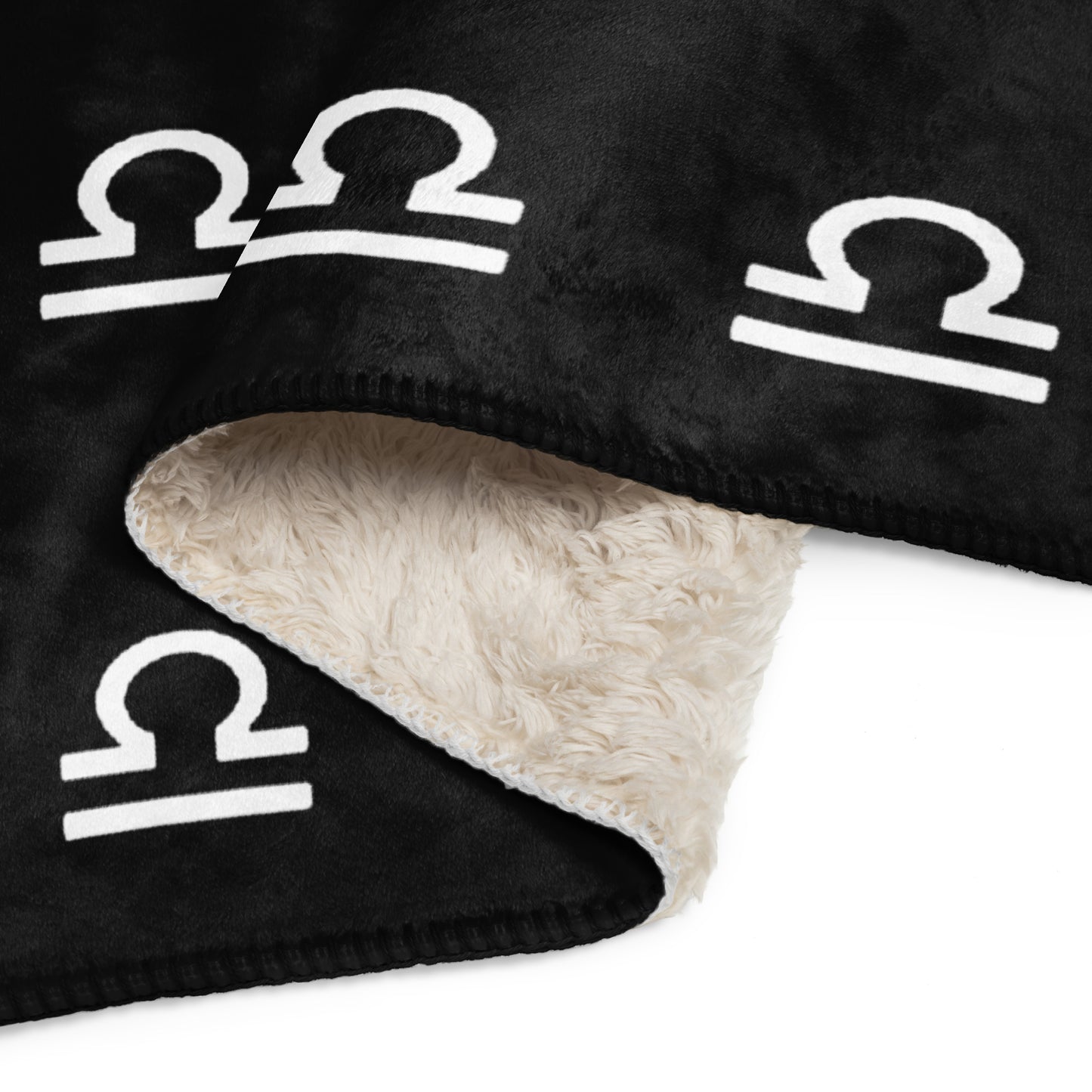 Libra Sherpa blanket Black