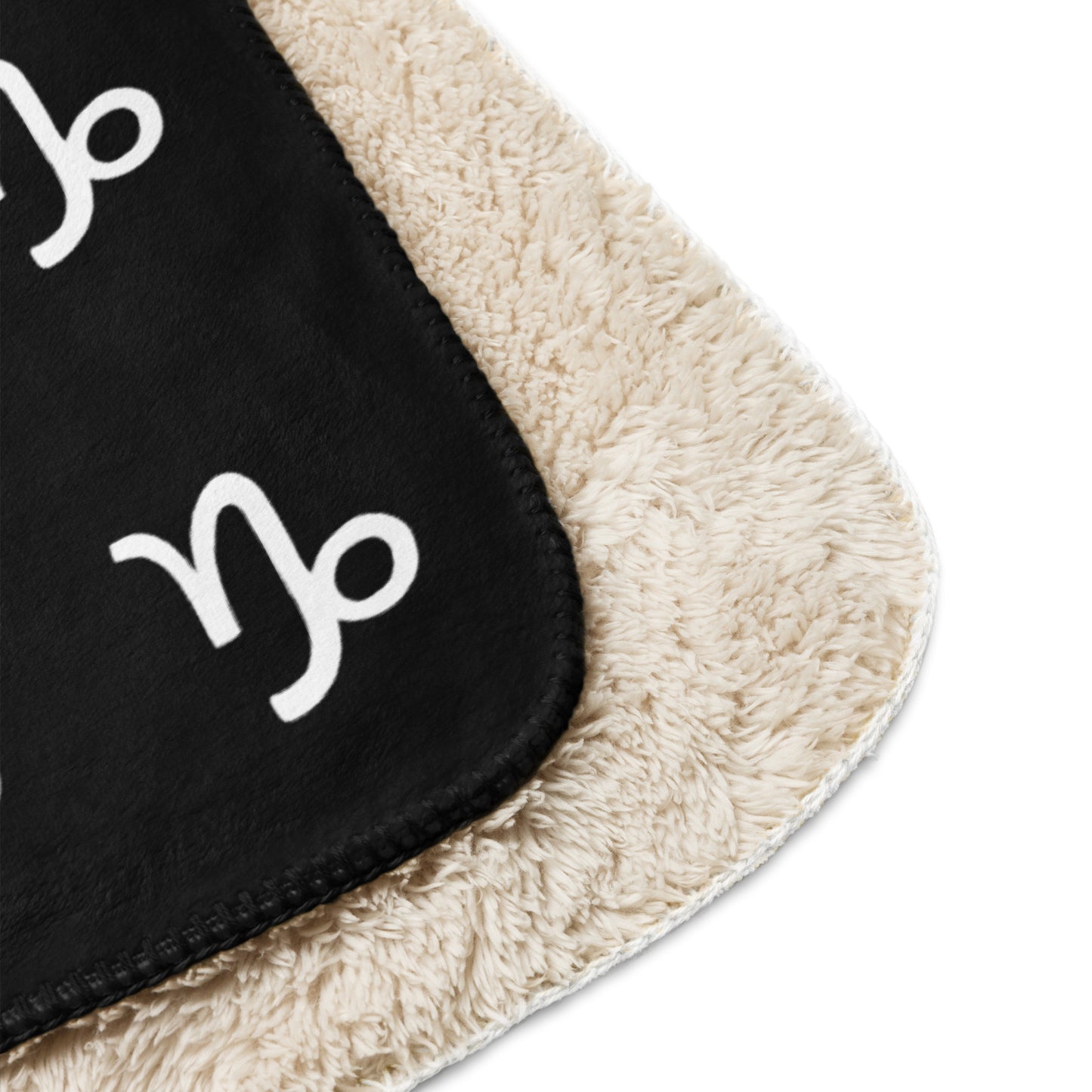 Capricorn Sherpa blanket Black