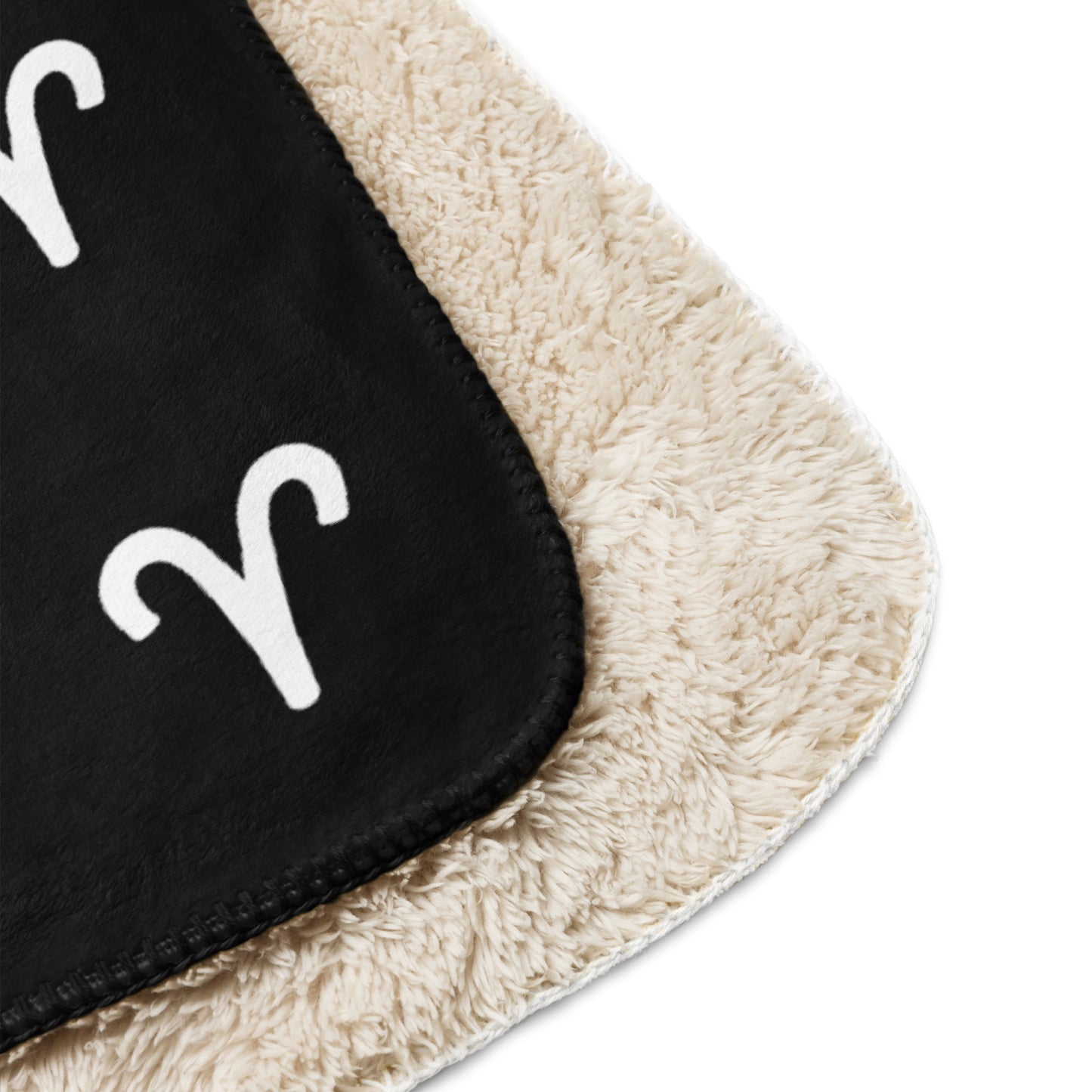 Aries Sherpa blanket Black
