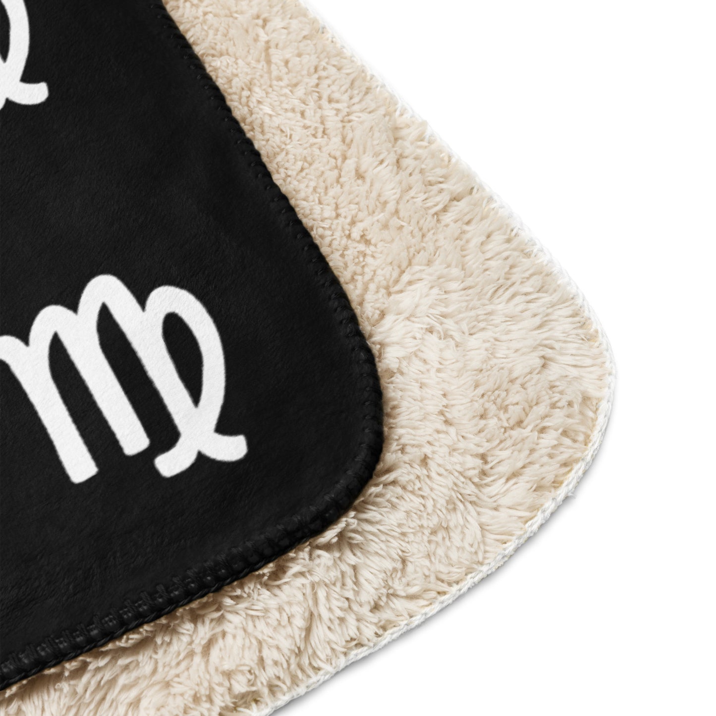 Virgo Sherpa blanket Black