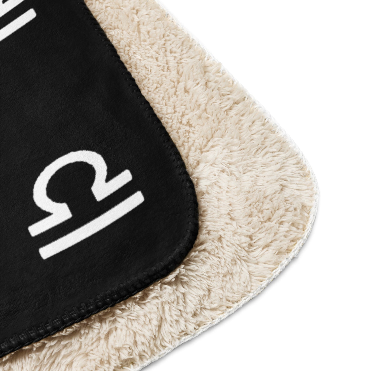 Libra Sherpa blanket Black