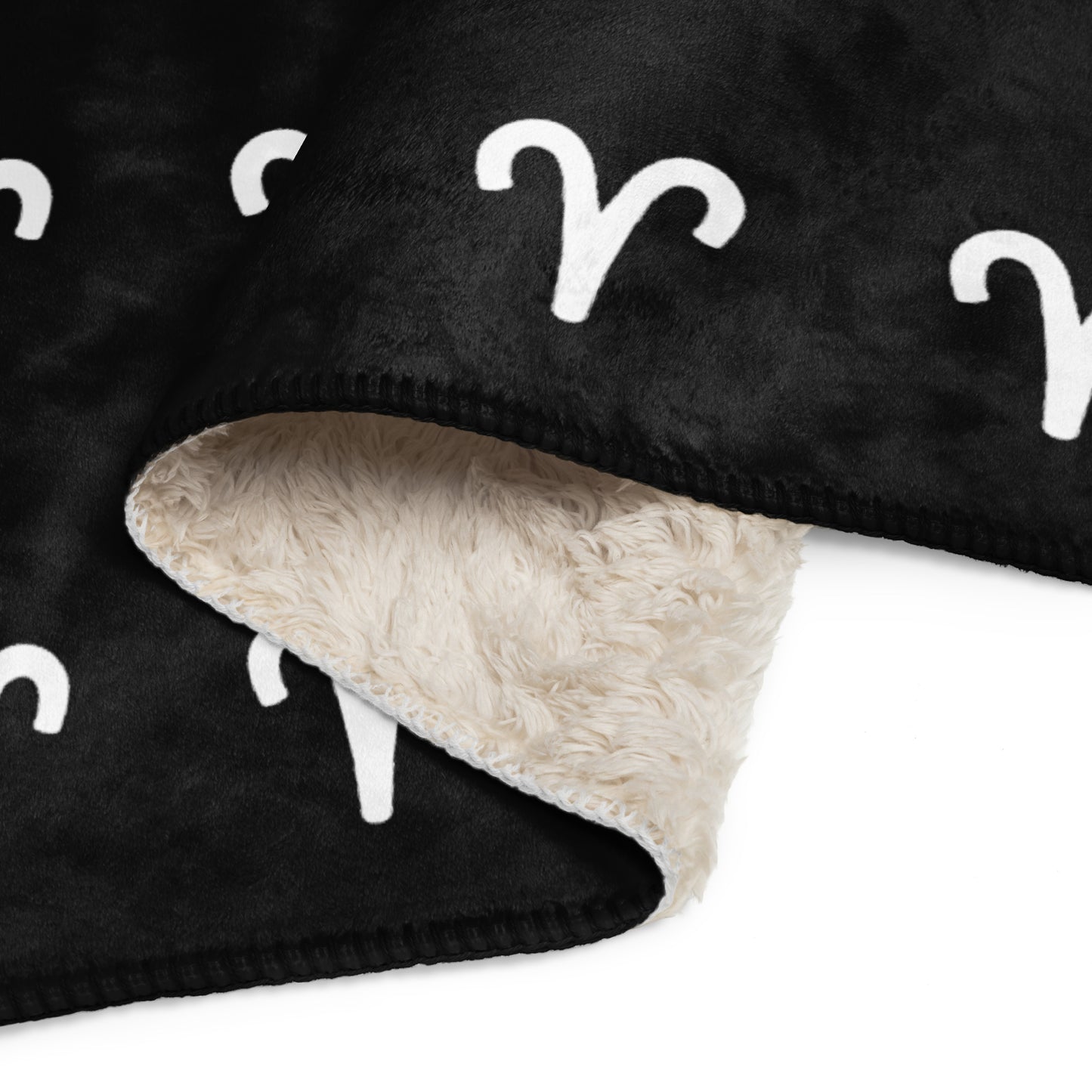 Aries Sherpa blanket Black