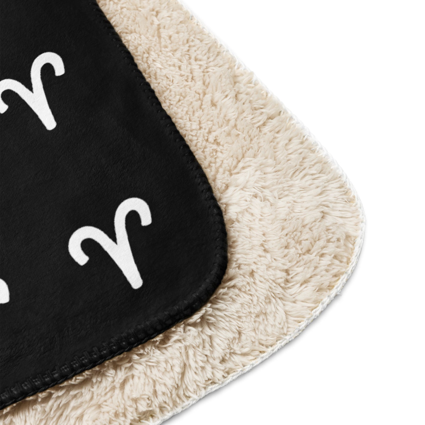 Aries Sherpa blanket Black