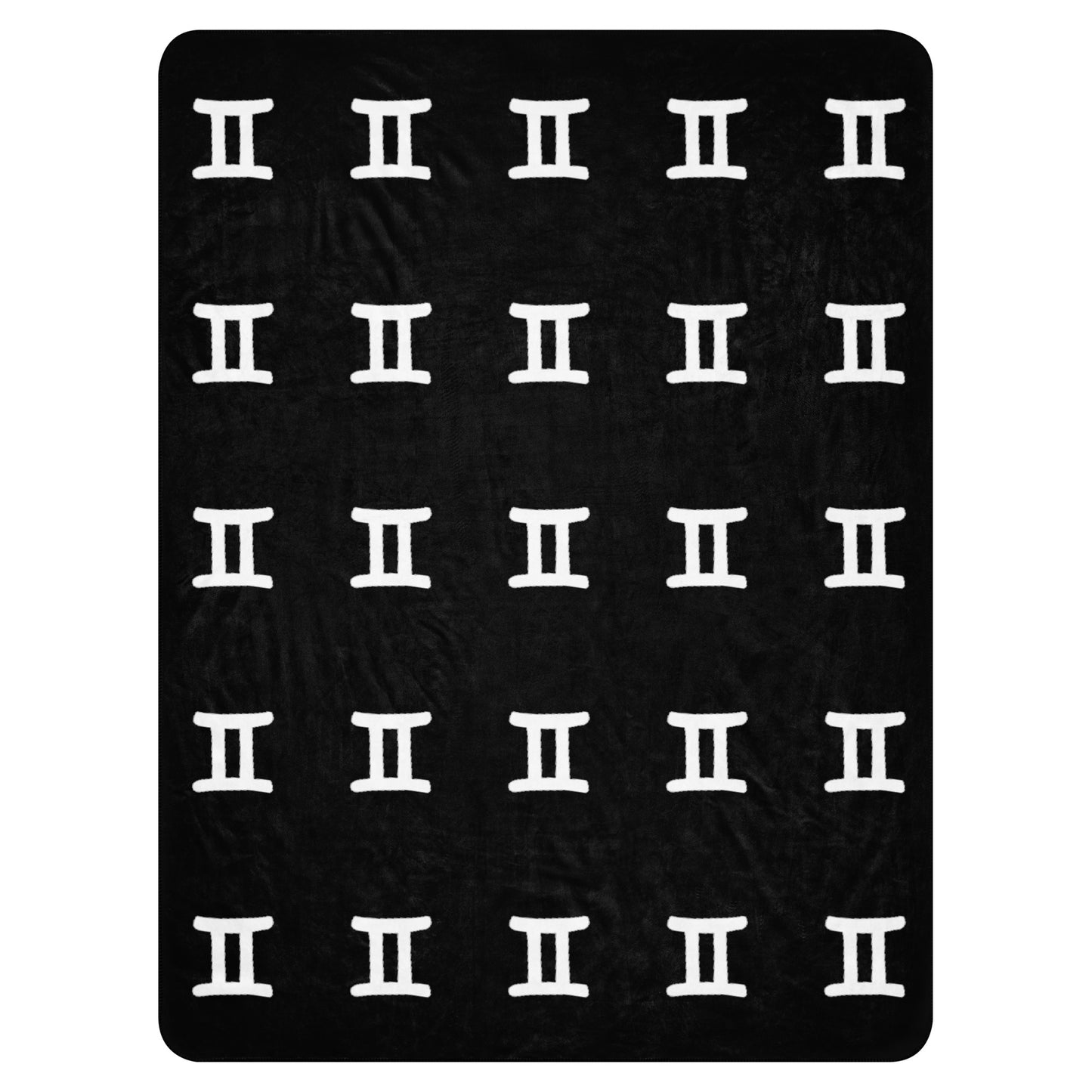 Gemini Sherpa blanket Black
