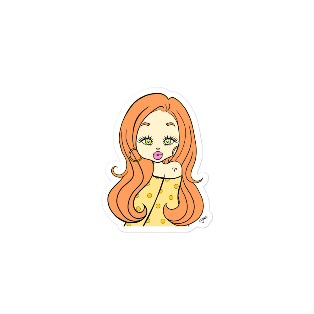 Miss Aries Sticker