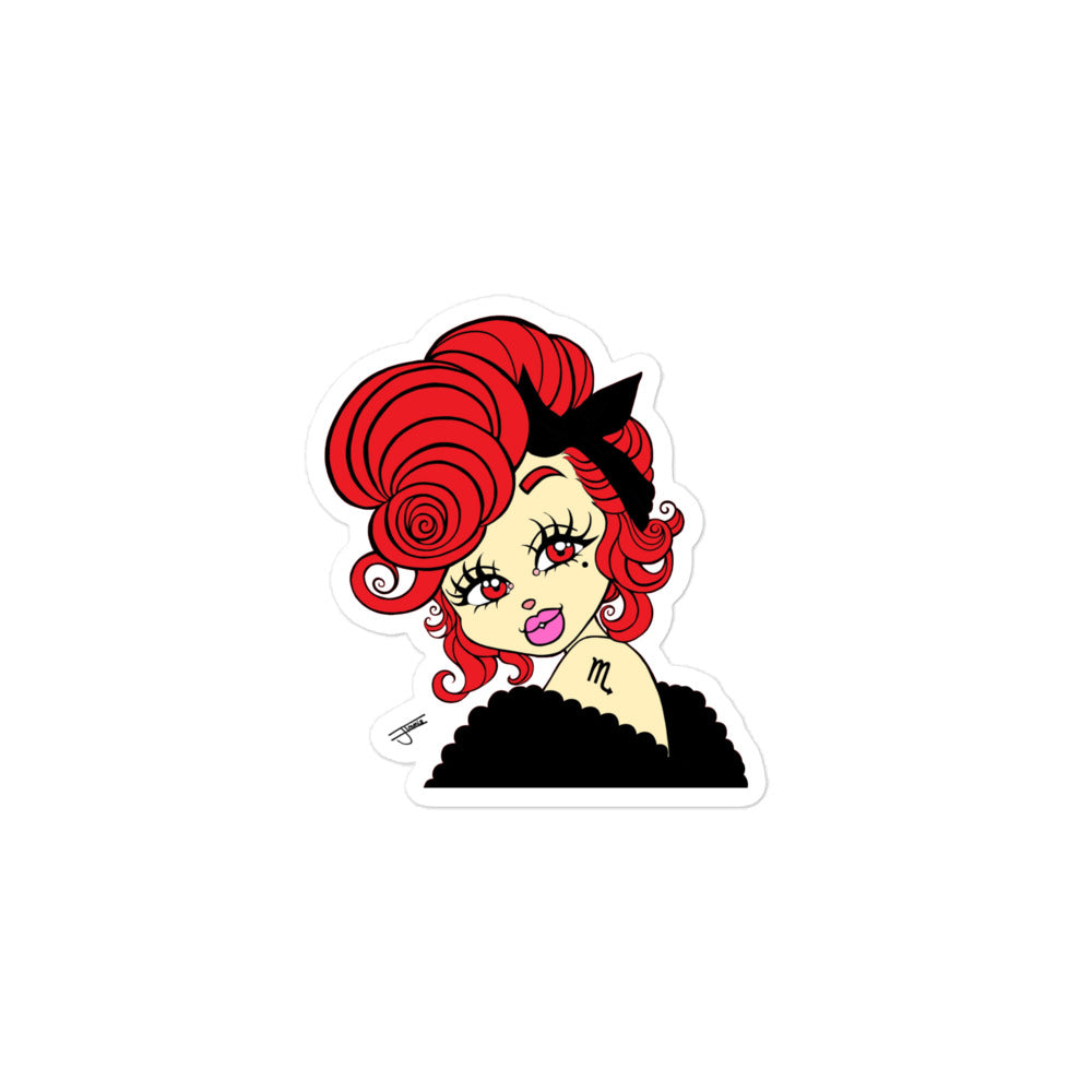 Miss Scorpio Sticker