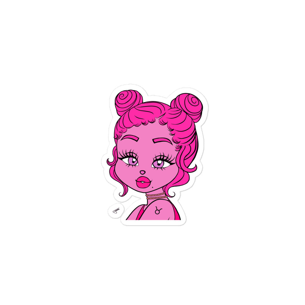Miss Taurus Sticker