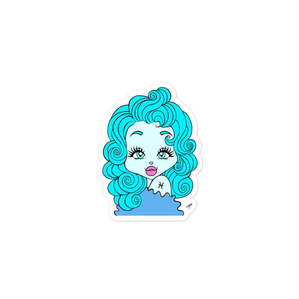 Miss Pisces Sticker