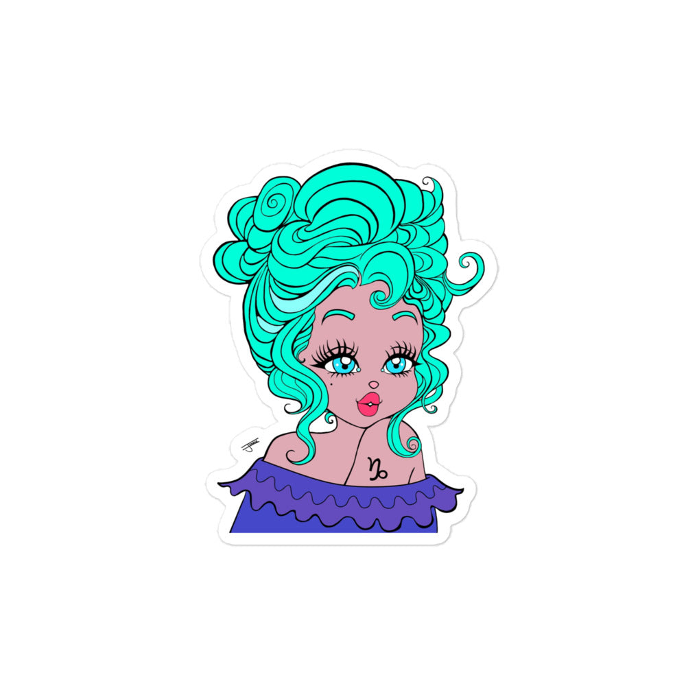 Miss Capricorn Sticker