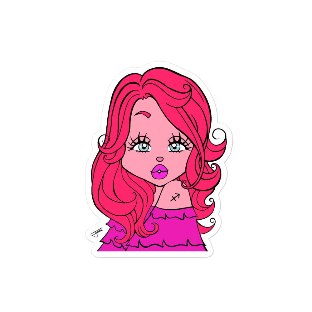 Miss Sagittarius Sticker