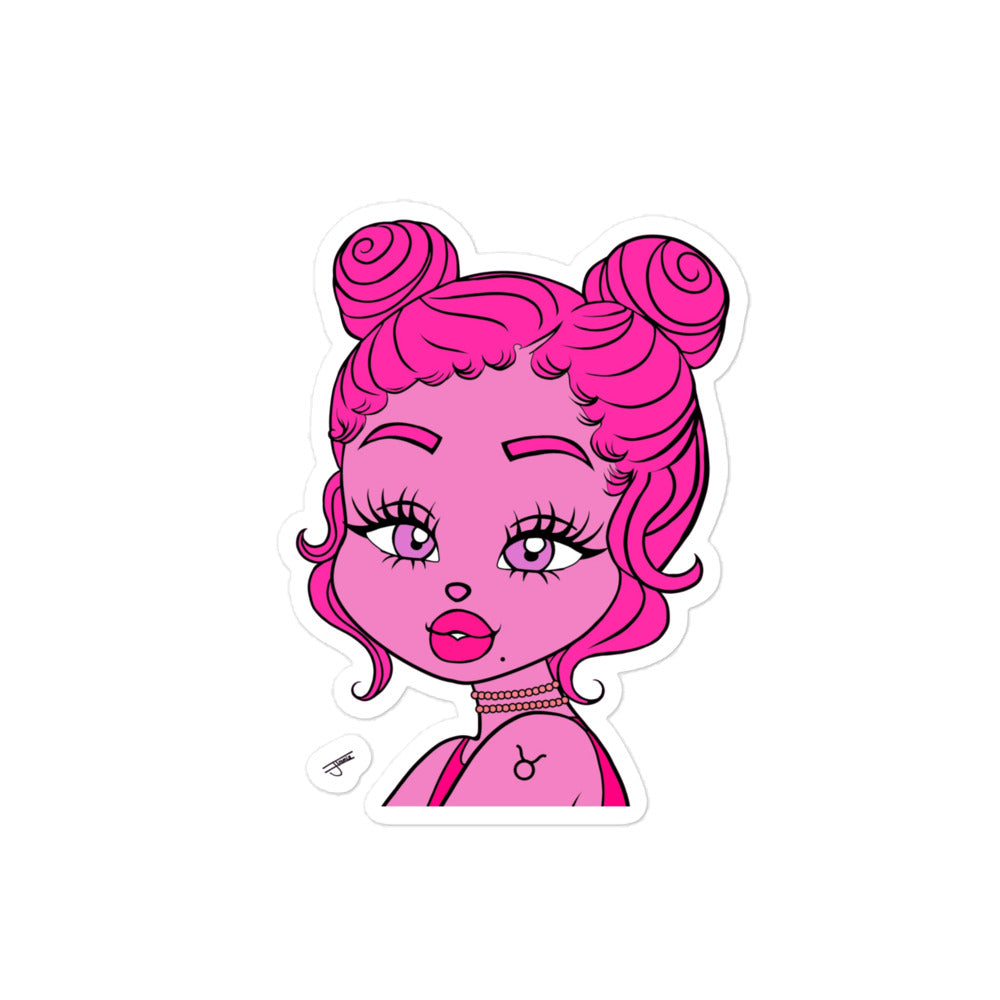 Miss Taurus Sticker
