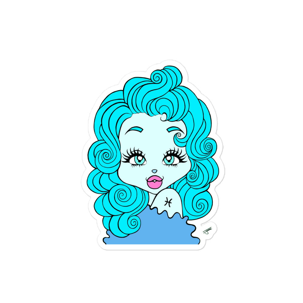 Miss Pisces Sticker