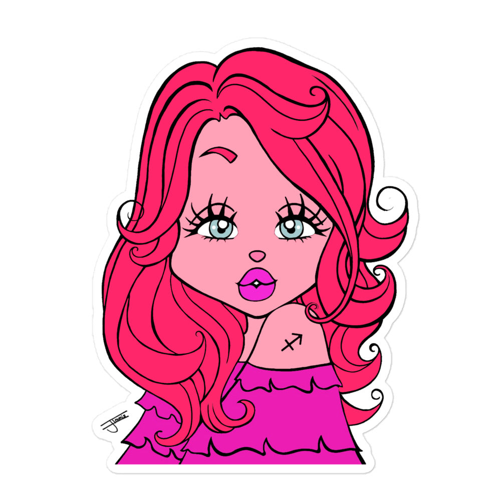 Miss Sagittarius Sticker