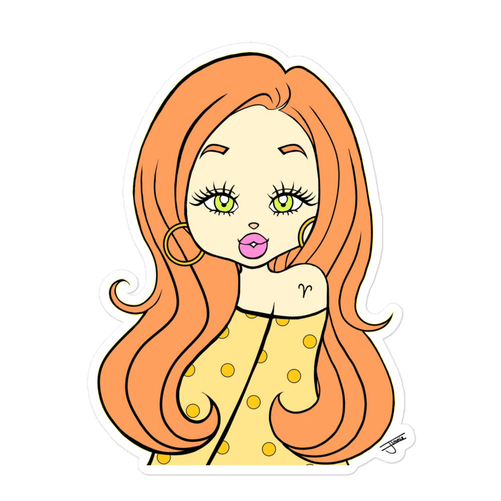 Miss Aries Sticker