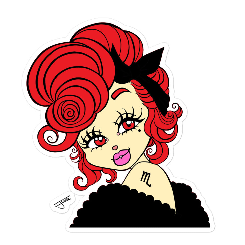 Miss Scorpio Sticker